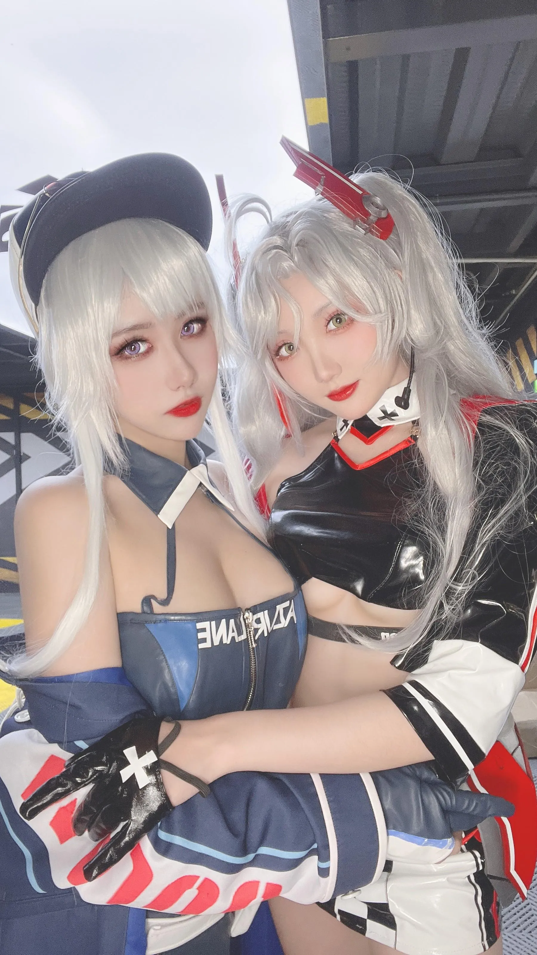 瓜希酱 – NO.80 Momoko葵葵《双人欧根亲王企业赛车VER》-自拍 [18P]插图2